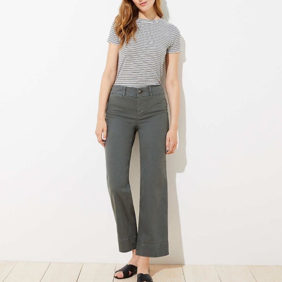 NWT LOFT wide leg pants - Picture 1 of 8